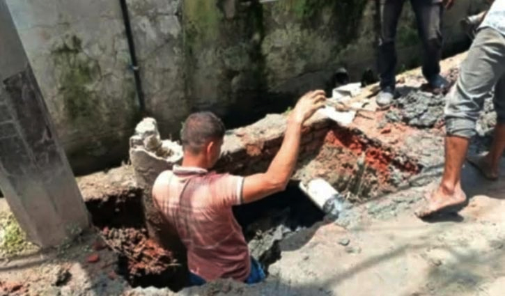 অবৈধ গ্যাস সংযোগ দিতে গিয়ে বিস্ফোরণে দগ্ধ ৪