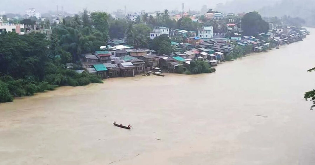 পাঁচ নদীর পানি নয়টি পয়েন্টে বিপৎসীমার ওপরে