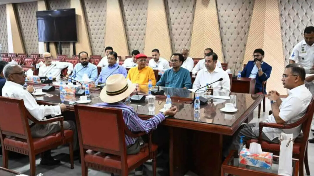 প্রধানমন্ত্রীর সঙ্গে ন্যাশনাল এডিটরস কাউন্সিলের নেতাদের বৈঠক