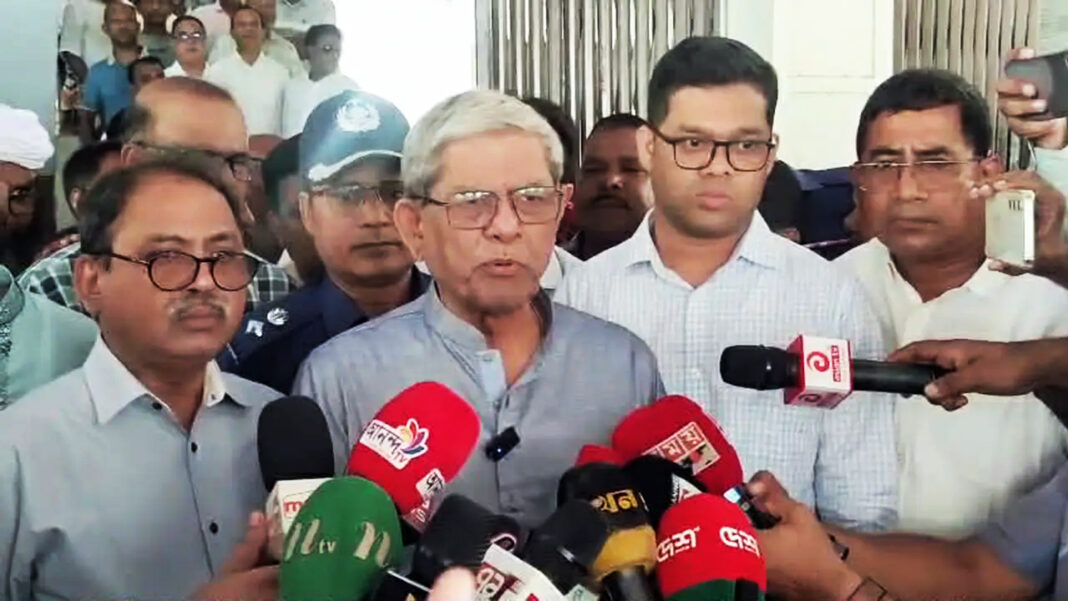 রাষ্ট্রপতি হওয়ার খবর গুজব, বললেন মির্জা ফখরুল