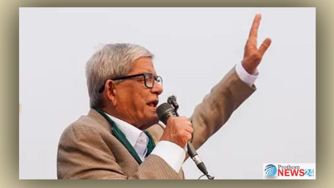 মির্জা ফখরুলই বিএনপির রাষ্ট্রপতি প্রার্থী, ঘোষণা বুধবার