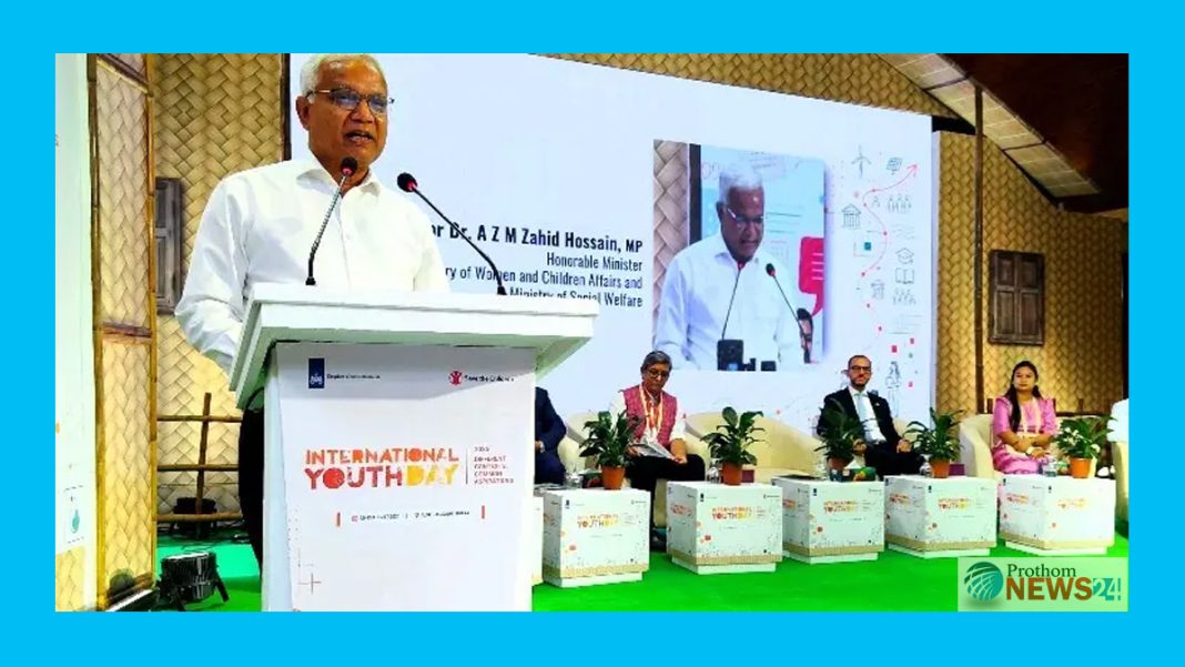 তরুণরাই আগামীর বাংলাদেশ গড়ার মূল শক্তি: ডা. জাহিদ হোসেন