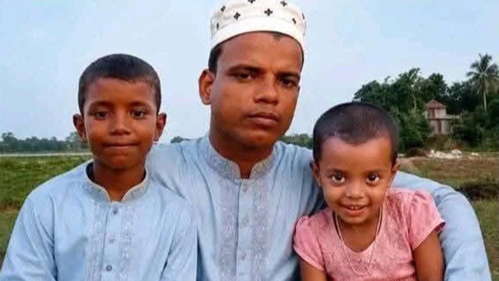 সিলেট থেকে ফেরার পথে দুই সন্তানকে দুই পুকুরে ফেলে হত্যার অভিযোগ, বাবা আটক
