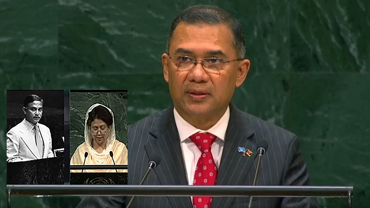 জাতিসংঘে ভাষণে বাবা-মাকে স্মরণ প্রধানমন্ত্রী তারেক রহমানের