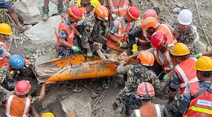 নেপালে বন্যার ৯ দিন পর টানেল থেকে জীবিত উদ্ধার ২ জন