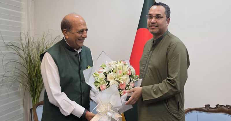 পলাতক দণ্ডপ্রাপ্ত আসামিরা যাতে অস্থিতিশীলতা সৃষ্টি করতে না পারে: ভারতীয় হাইকমিশনারকে মাহ্দী আমিন
