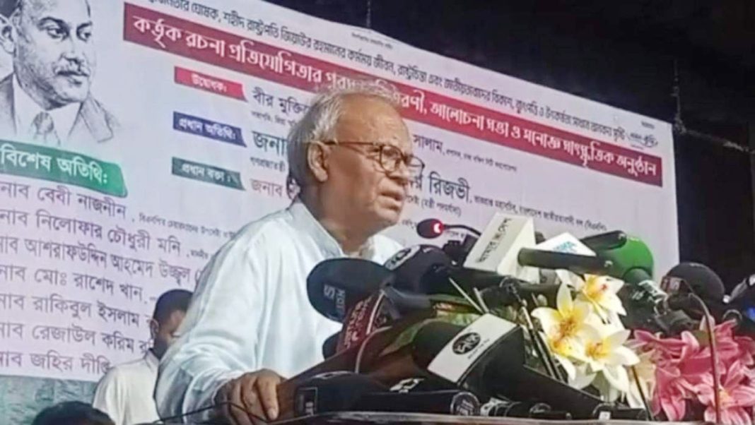 ‘রেমিট্যান্স শাটডাউন’ দেশের মানুষকে ক্ষুধার্ত রাখার শামিল: রিজভী